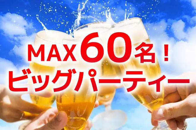 ☆MAX60名!8月16日(土)19:30~ ☆豪華賞品やイベント会費無料券が当たる抽選会あり♪【紳士的で清潔感のある男性とオシャレ好きで落ち着いた大人女性の既婚者限定ビッグパーティー♪@茶屋町】